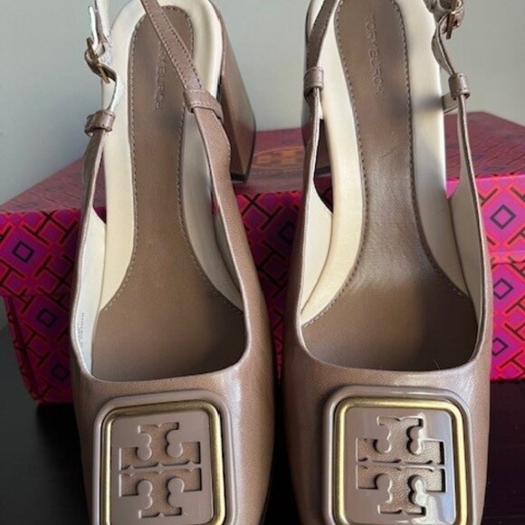 Tory Burch Georgia slingback pumps. Women Size 9.5. - Picture 1 of 6
